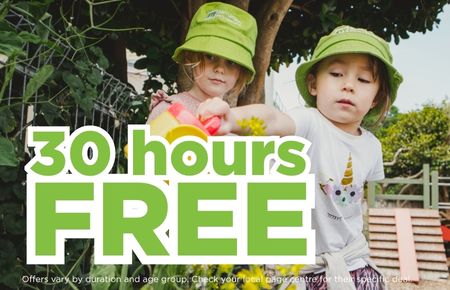 Enrol your child and receive 30 hours FREE